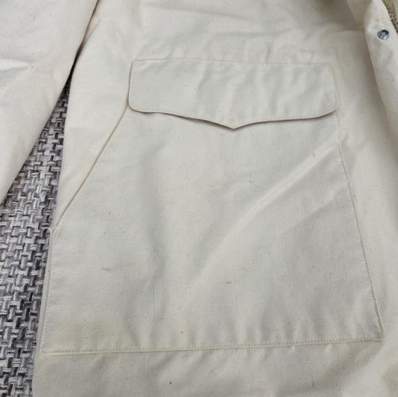 Vintage J. Peterman & Co. Long Duster Horseman Coat Yellowstone - Picture 9 of 17